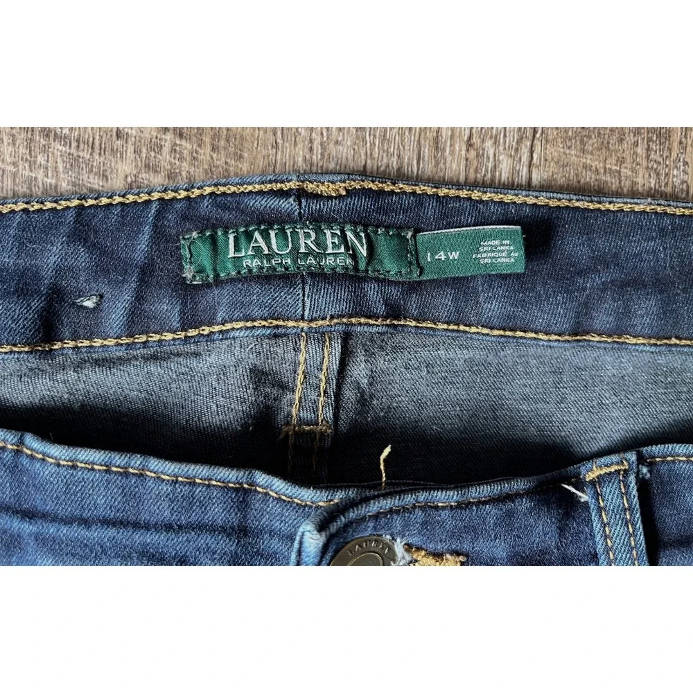 Lauren Ralph Lauren Women's‎ Premier Skinny Jeans size 14W